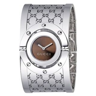 D'Argent Gucci Montres Collection Tournoyer Grande Version Soldes France